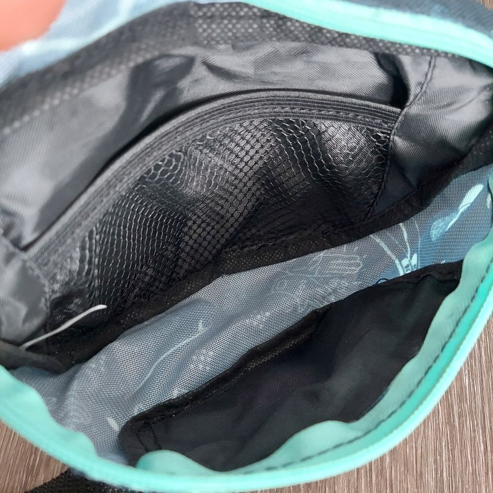 REI Co-op Black and Teal Fanny Pack Waist Bag - Picture 3 of 3